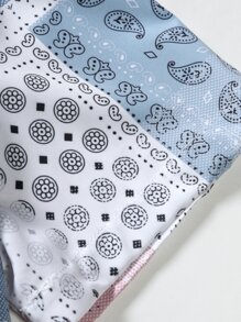 Manfinity Men Paisley And Scarf Print Shirt Without Tee - Multicolor - View 6