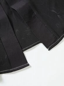 Manfinity Men Graphic Print Drop Shoulder Kimono Without Tee - Black - View 4