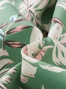 SHEIN 男童熱帶印花襯衫和短褲