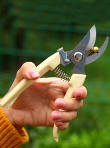 1 pieza Tijeras de podar de acero inoxidable - Multicolor - Ver 2