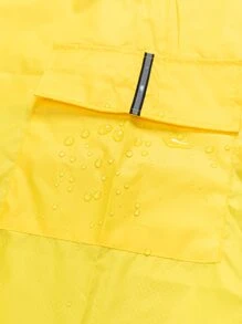 1pc Outdoor Raincoat For Big & Small Dogs - Yellow - View 5