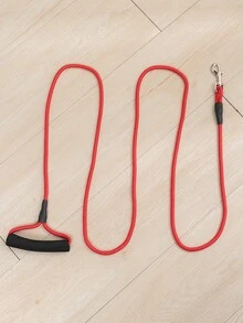 1 pieza Correa de mascota de dos tonos - Rojo - Ver 2