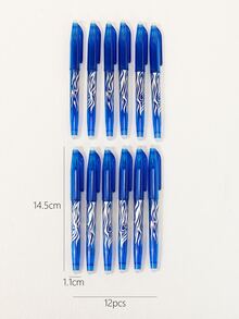 12入組便攜中性筆 - 藍色 - 查看 4