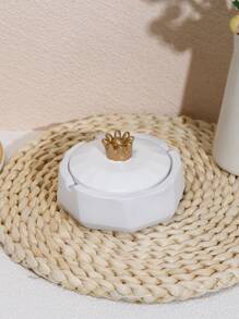 1pc Crown Decor Ashtray - Multicolor - View 2