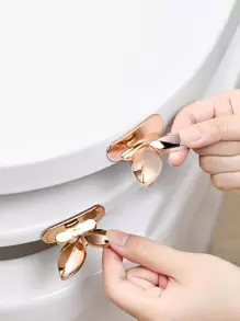 2入組提升式馬桶座把手，塑膠馬桶座提升器實用型可避免碰觸馬桶蓋，馬桶配件居家必備