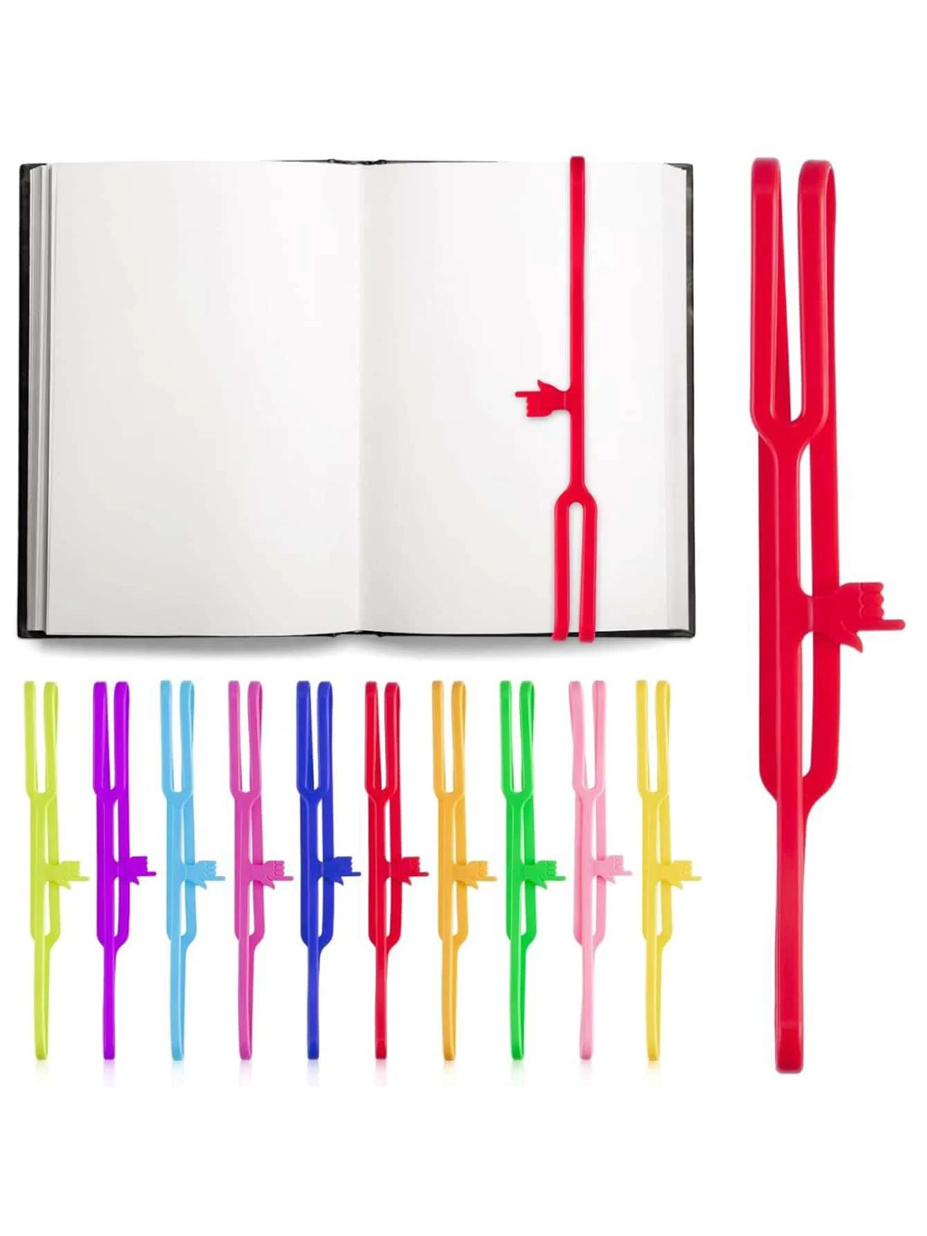 1個 ランダムカラー 栞 - マルチカラー - チェックする 1