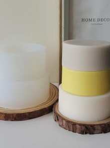 1 khuôn silicon tròn DIY - trắng - Xem 4