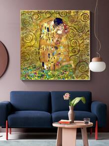 Juego De Pintura De Diamantes De Mosaico, Forma Redonda, Diseño Romántico, Kit De Manualidades Bricolaje - Multicolor - Ver 3