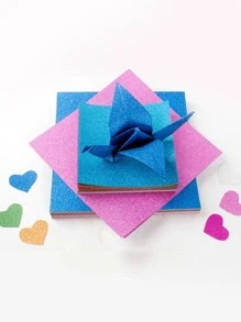10 piezas Papel origami de color mixto - Multicolor - Ver 2