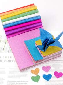 10 piezas Papel origami de color mixto - Multicolor - Ver 4