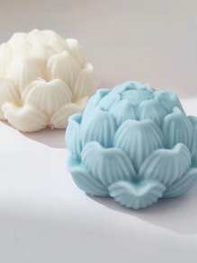 1入組蓮花設計DIY矽膠模具 - 白色 - 查看 3