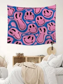 表情圖案掛毯 - 彩色 - 查看 5