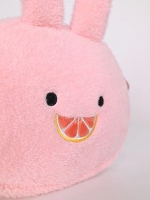 Girls Cartoon Design Crossbody Bag - Pink - View 4