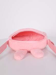 Girls Cartoon Design Crossbody Bag - Pink - View 5