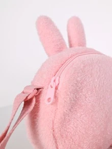 Girls Cartoon Design Crossbody Bag - Pink - View 6