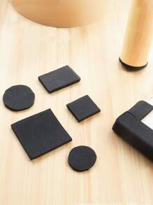 1卷素色自黏式家具墊 - 黑色 - 查看 2