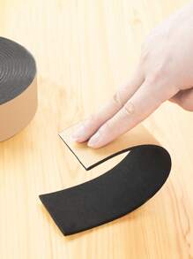 1卷素色自黏式家具墊 - 黑色 - 查看 5