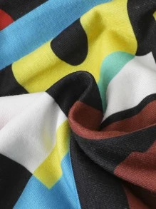 Toddler Girls Letter Graphic Tee & Trousers - Multicolor - View 3