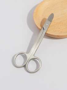 1 pieza Tijeras nariz pelo - Plateado - Ver 1