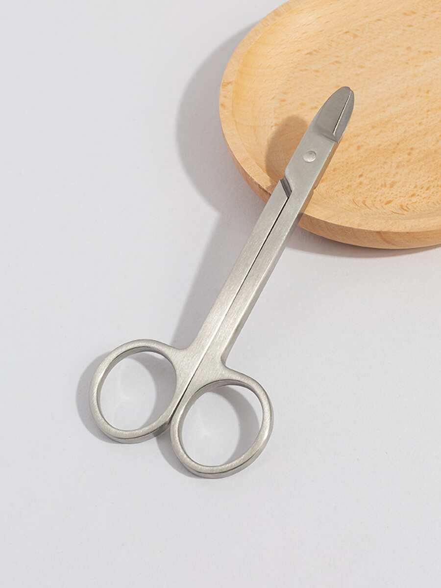 1 pieza Tijeras nariz pelo - Plateado - Ver 1