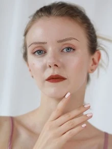 紋身貼紙,1張防水睫毛一次性紋身適合女士,紋身貼紙成年人,逼真紋身貼睫毛,適合女士和女孩 - 棕色 - 查看 2