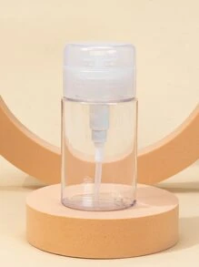 1pc 100ML Clear Lotion Dispensing Bottle,Empty Transparent Dispenser Container For Travel Size Cosmetics,Empty Cosmetic Refillable Travel Containers Plastic Hair Spray Bottle Sprayer For Perfume Skincare Makeup Lotion, Living Room Home Bedroom Bathroom House Decor, Travel Stuff, Wedding, Party, Birthday, Gifts For Men Mom Dad Friends, New Years, Accessories, Funny Gift - Clear - View 1