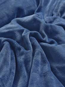 Plain Color Ruffle Trim Bed Skirt - Navy Blue - View 4