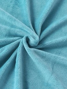 Ruffle Decor Bed Skirt - Mint Blue - View 4