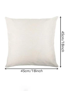 1pc Figure Graphic Cushion Cover Without Filler - Multicolor - View 2