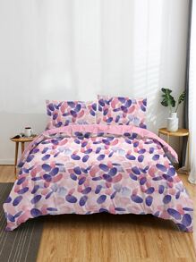Abstract Pattern Duvet Cover Set Without Filler - Multicolor - View 1