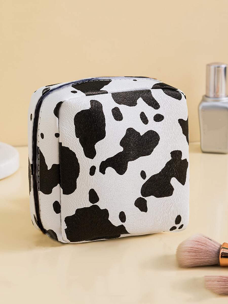 1 件装奶牛图案卫生巾收纳袋，波西米亚风 - 彩色 - 查看 1