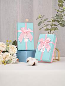 2 piezas Caja de regalo con diseño de lazo - Multicolor - Ver 1