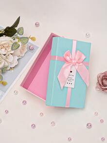 2 piezas Caja de regalo con diseño de lazo - Multicolor - Ver 5