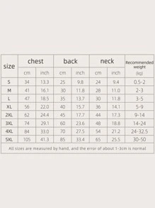 1pc Pocket Detail Pet Raincoat, Waterproof Rain Jacket With Reflective Strap - Yellow - View 4