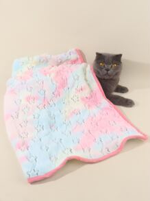 1pc Sequin Star Decor Pet Blanket - Multicolor - View 6
