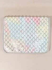 1pc Fish Scale Design Pet Blanket