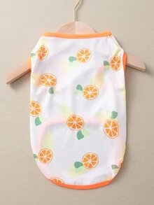 1pc Cartoon Graphic Pet Tank - Multicolor - View 2