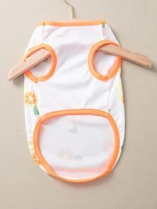 1pc Cartoon Graphic Pet Tank - Multicolor - View 4