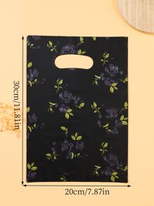 10入組碎花圖案禮品袋 - 彩色 - 查看 3