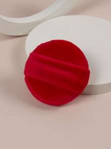 Solid Powder Puff - Red - View 2