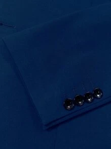 Blazer vá túi cổ ve áo nam - Màu xanh hải quân - Xem 3