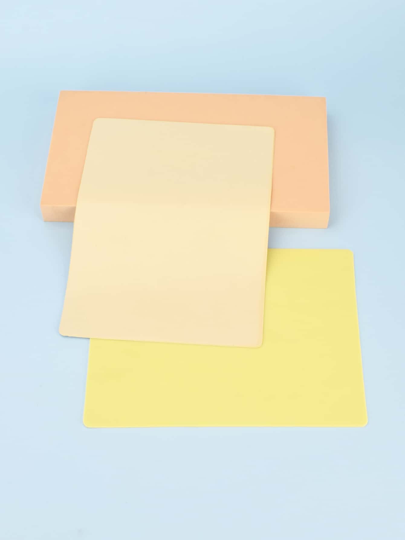 1mm Soft Tattoo Double-sided Fogging Practice Skin (one Soft Skin And One Hard Skin) 2pcs - Multicolor - View 1