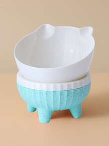 1 pieza Bol para mascotas con dibujos animados con diseño de oreja al azar - Multicolor - Ver 4