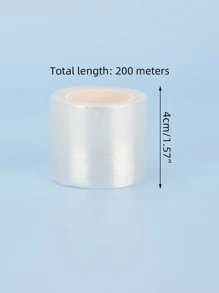 4pcs Disposable Dustproof 4cm Wide Eyebrow Microblading, Permanent Makeup Protection Film - White - View 3