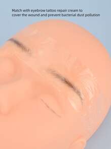 4pcs Disposable Dustproof 4cm Wide Eyebrow Microblading, Permanent Makeup Protection Film - White - View 4