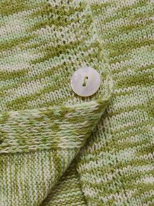 段染前紐扣開襟衫 - 綠色 - 查看 4