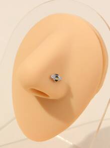 水鑽細節蜜蜂裝飾鼻釘銅受歡迎穿孔身體鏈禮品適合女士和男士 - 彩色 - 查看 1