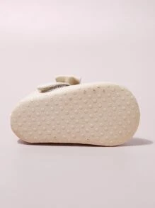 Infant Bow Decor Mary Jane Flats - Beige - View 2