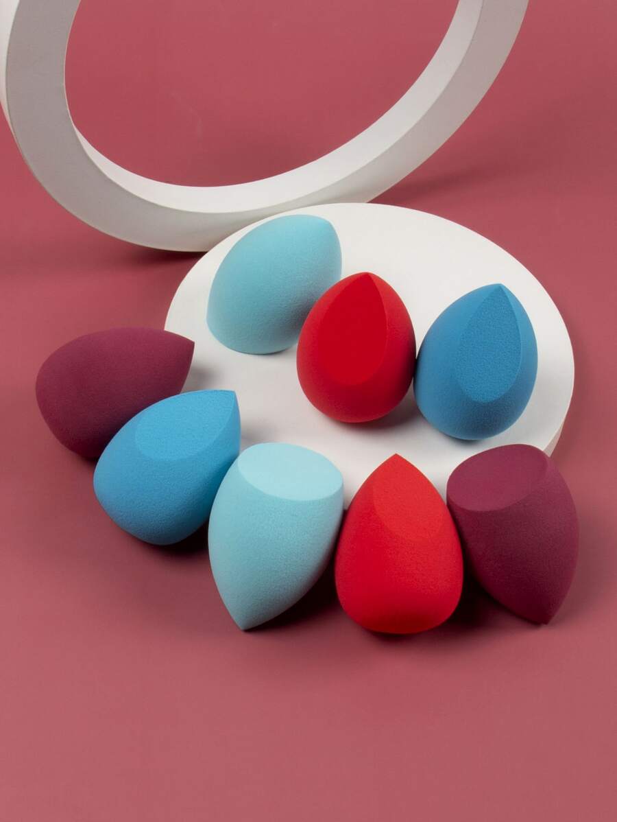 8pcs Christmas Makeup Sponge - Multicolor - View 1