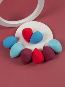 8pcs Christmas Makeup Sponge - Multicolor - View 2